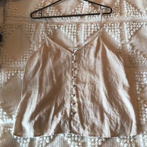 Nordstrom tan and cross dye shirt tank top